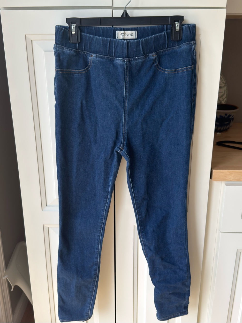 Madewell Navy Blue Stretch Jeggings